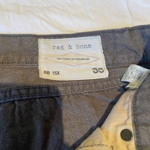 Rag & Bone button fly jean cut